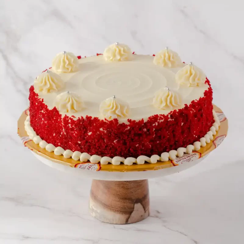 red velvet with cream cheese frosting