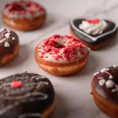 red velvet doughnut